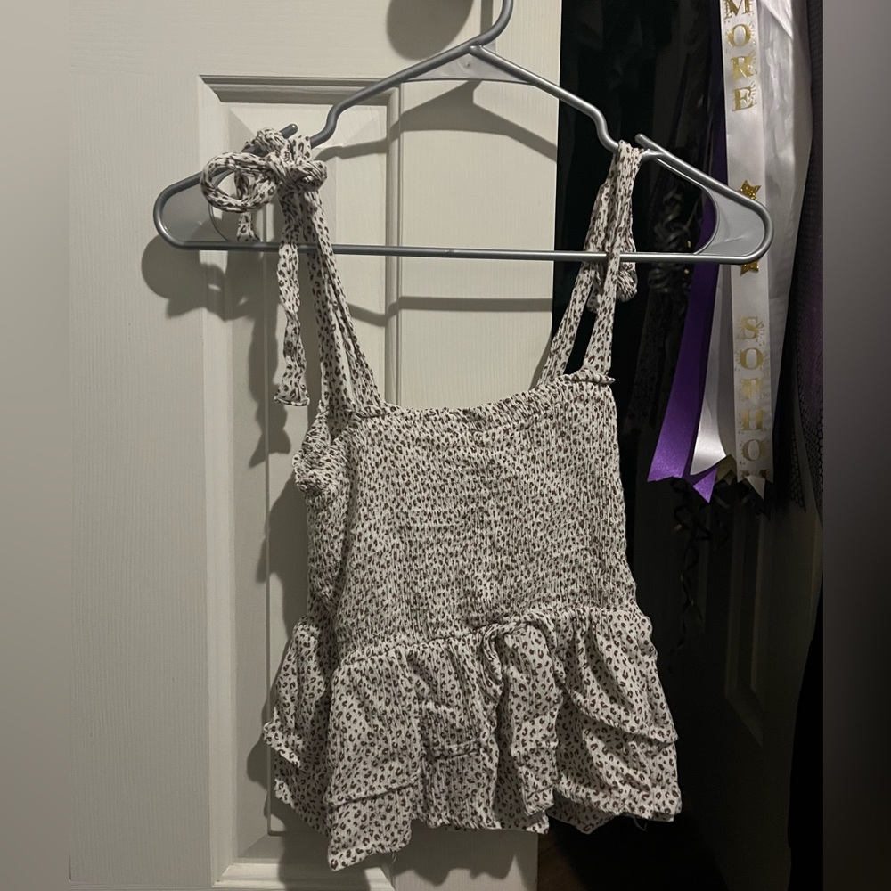 brand paper crane, cheetah print, size medium